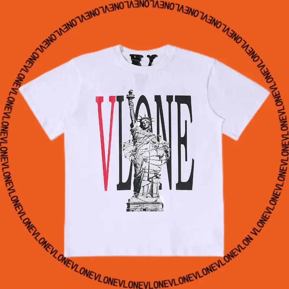 NWT Statue of Liberty Hip Hop Men's/Women's Unisex T-shirt (White) - VLONE
